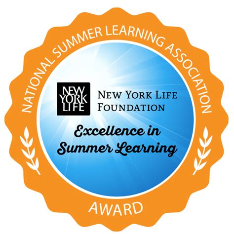 Excellence Awards National Summer Learning Association