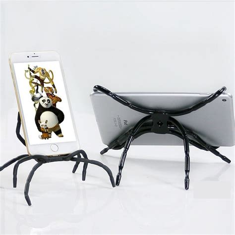 Funny Diy Universal Mobile Phone Holder Spider Desk Car