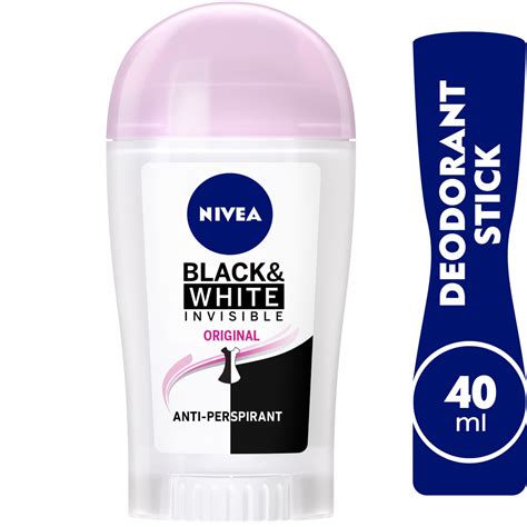 Nivea Deodorant Stick Invisible Black And White Invisible 40ml Online At