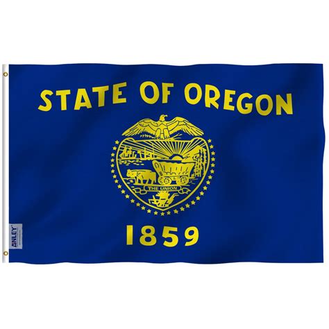 Anley Fly Breeze 3 Ft X 5 Ft Polyester Oregon State Flag 2 Sided