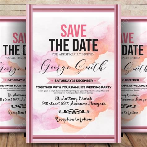 Save The Date Free Templates For Events