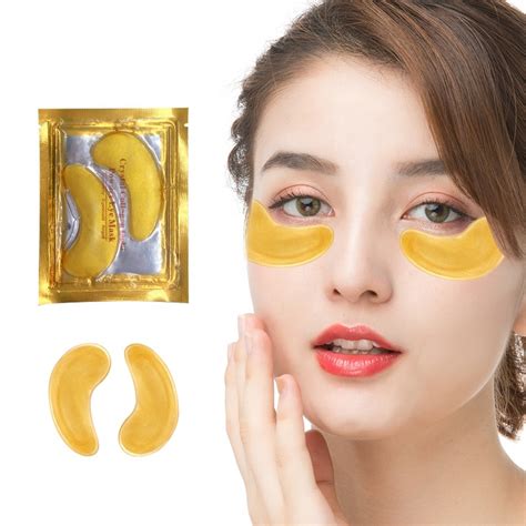 Sheet Crystal Gel Under Eye Mask 24k Gold Hydrogel Collagen Dark Circle