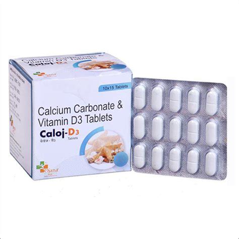 Calcium Carbonate And Vitamin D3 Tablets General Medicines At Best Price In Panchkula Ojana