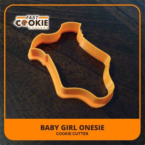 Baby Girl Onesie Cookie Cutter Fast Cookie Cutters