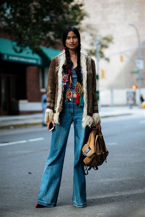 Denim Street Style From New York Fashion Week Ss18 The Jeans Blog