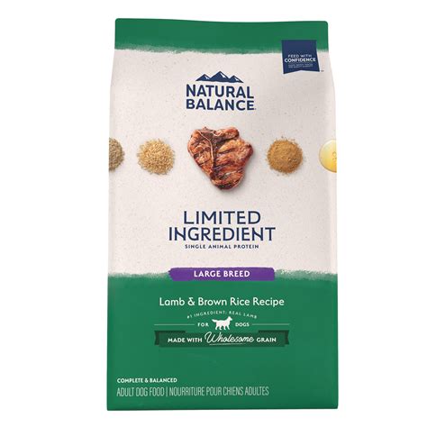 Natural Balance Limited Ingredient Large Breed Adult Dry Dog Food With