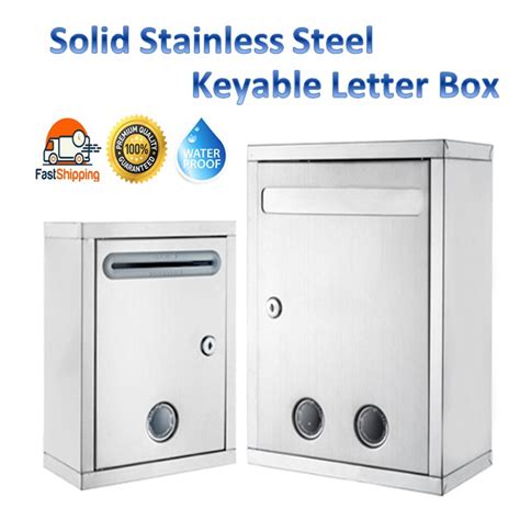 Malaysia post (pos malaysia) is malaysia's national postal service provider, delivering local and international shipments. Stainless Steel Letter Box Keyable 304 Wall Mounted Solid ...
