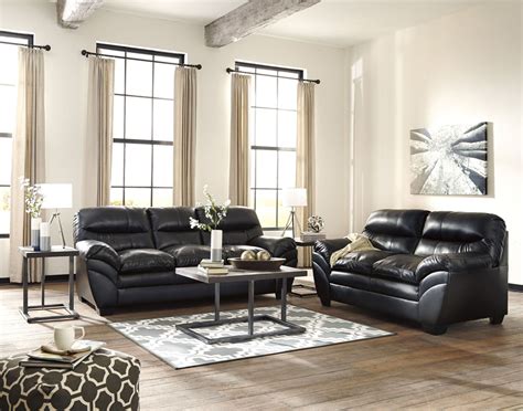 Tassler Durablend Black Living Room Set From Ashley 4650138 Coleman