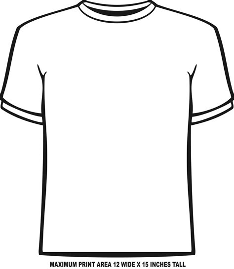 Free Printable T Shirt Template Printable Templates