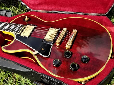 1979 Gibson Les Paul Custom Wine Red 100 Original With Ohsc Exc