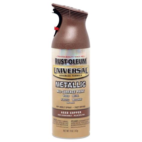 Rust Oleum Universal 11 Oz All Surface Aged Copper Metallic Spray