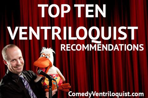 Top Ten Ventriloquists Recommendations Comedy Ventriloquist