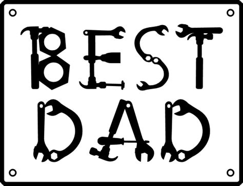 Tools Font Best Dad Sign Fathers Day Free Svg File Svg Heart