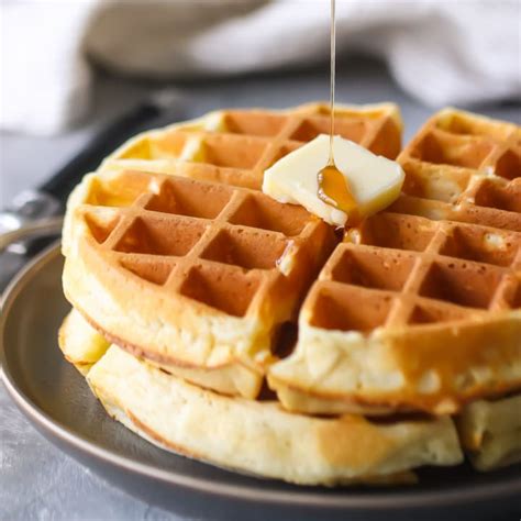 I double it and freeze the leftover waffles and reheat in toaster oven. Homemade Waffle Recipe: best ever & so easy! -Baking a Moment