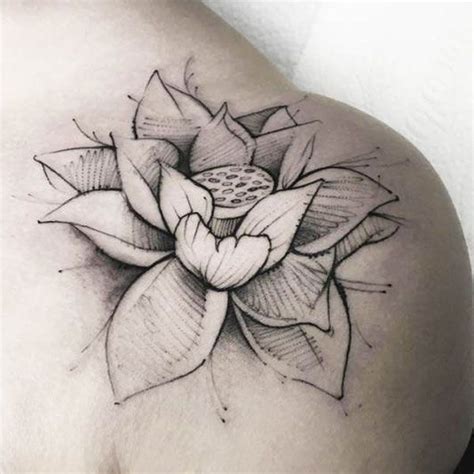 Scarica lotus flower in pencil drawing isolated on white, botanic illustration with realistic lotus flower, pencil sketch with water lily illustrazione stock ed esplora illustrazioni simili in adobe stock. 61 Best Lotus Flower Tattoo Designs + Meanings (2021 Guide ...