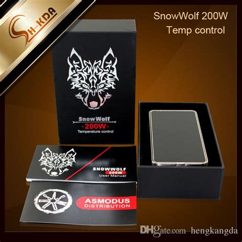 Snow Wolf 200w Snowwolf 2015 100 Authentic Sigelei Products Vv Vw Box