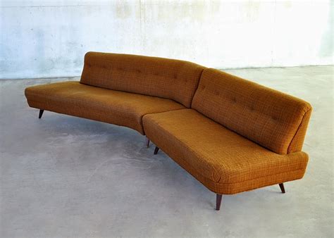 Select Modern Mid Century Modern Sectional Sofa