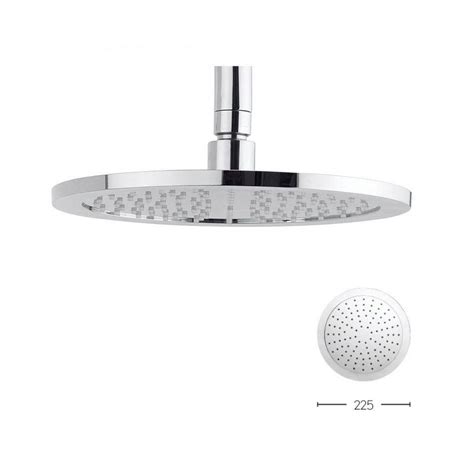 Crosswater Dial 225mm Round Fixed Showerhead Victorian