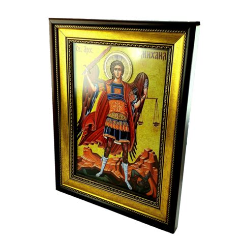Ikona Svetog Arhangela Mihaila Slavska Ikona Dimenzija 40x30