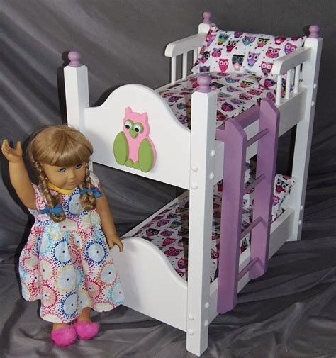 doll bunkbed fits american girl doll and 18 inch dolls with etsy