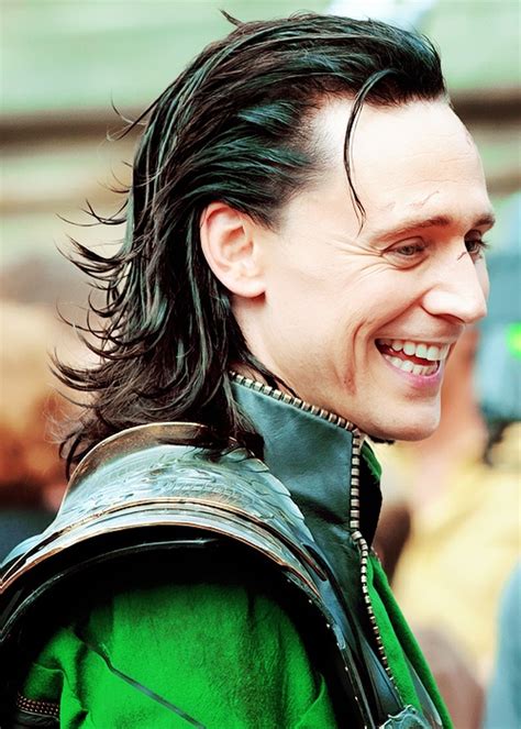 Tom Behind The Scenes Smiling Loki Loki God Of Mischief Tom