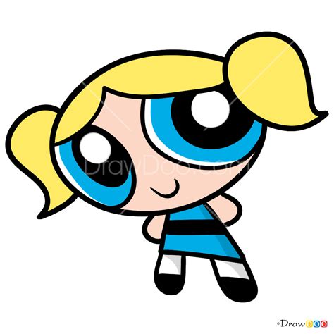 How To Draw Bubbles From The Powerpuff Girls Step By Forcesurgery24