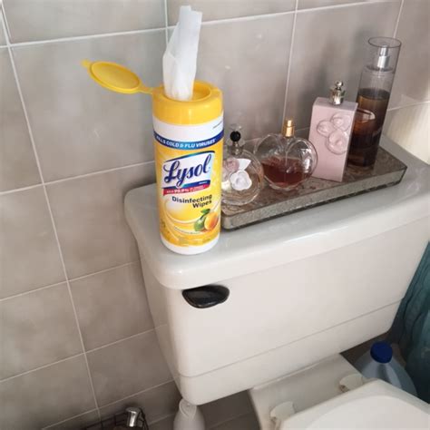 One may also ask, what can you spray lysol on? Lysol Disinfectant Spray and Wipes #BlogHer