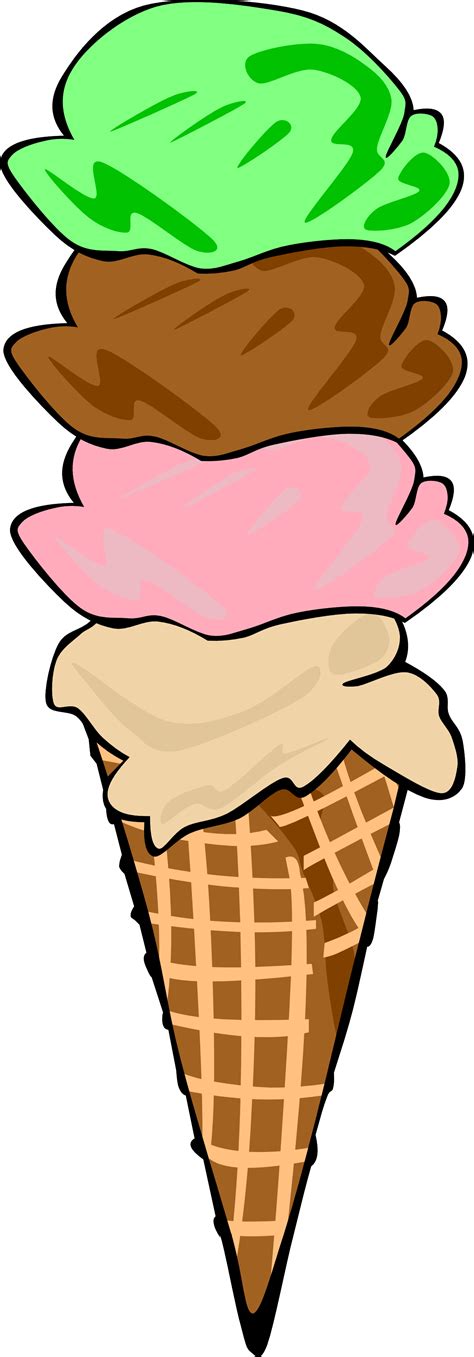 Ice Cream Cones Clip Art Clipart Best