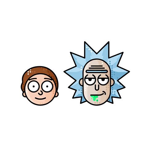 Sticker Mural Rick And Morty Stickers Cartoons Stickerdecofr