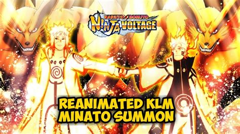 New Minato Namikaze Reanimation Kurama Link Mode Summon Naruto X