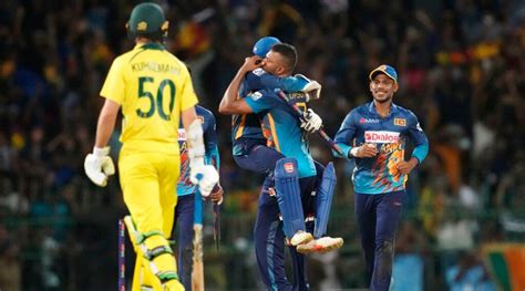 Sl Vs Aus 4th Odi Highlights Last Ball Thriller As Sri Lanka Win Odi