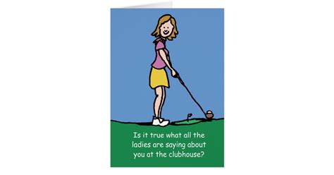 Golfers Birthday Card