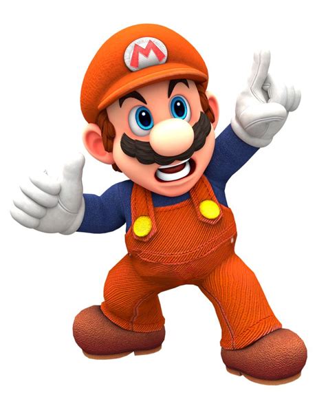 An Image Of A Mario Bros Character Waving