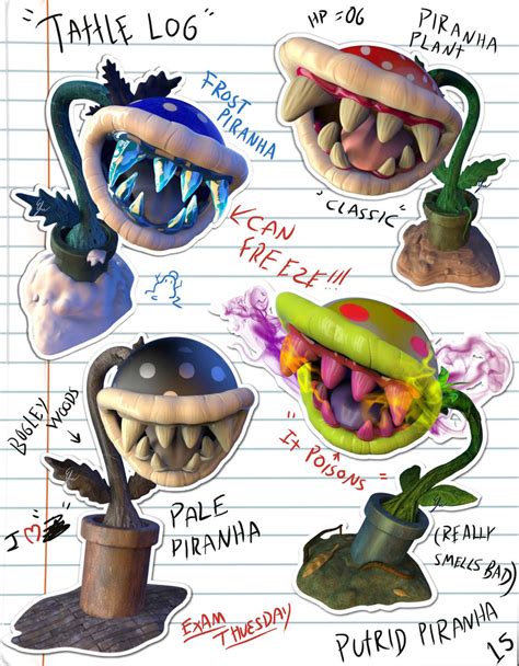 Paper Mario Piranha Plants By Efraimrdz On Deviantart