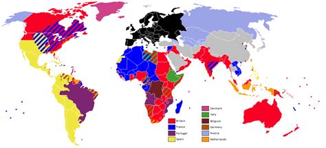 The Full Extent Of The European Empires More Maps On The Web