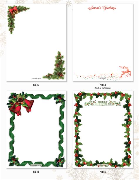 Christmas Letterhead High Quality Printing Services