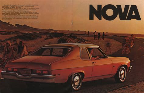 Gm 1974 Chevrolet Nova Sales Brochure