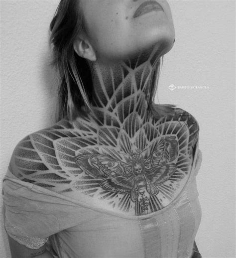 Dotwork Mandala Design By Fabio Sciascia Neck Tattoos Women Throat