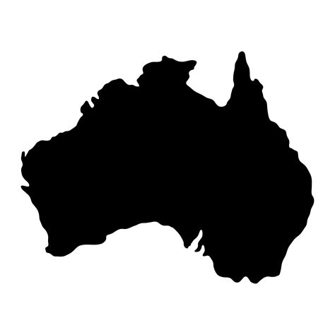 Australian Map Vector Art Icons And Graphics For Free Download