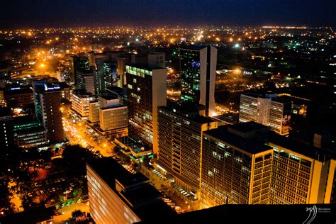 Nairobi City At Night Manni Singh