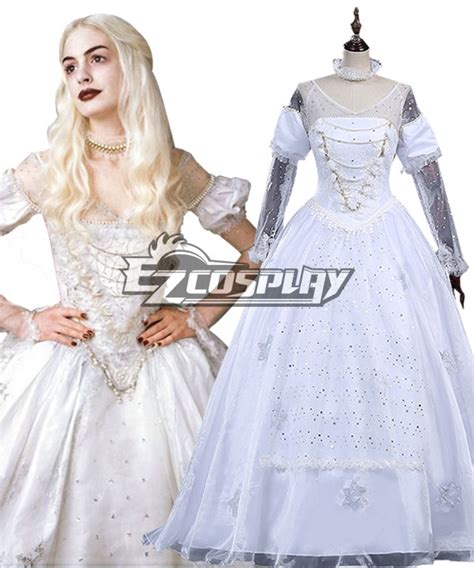 Alice In Wonderland 2022 White Queen Dress
