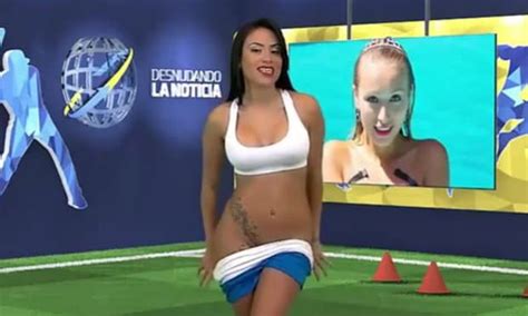 Video Yuvi Pallares Venezuelan Tv Presenter Gets Raunchy During