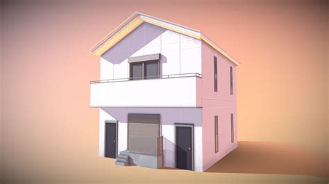 Tokio Japanese House Modular Low Poly Buy Royalty Free 3d Model By