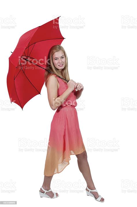 Woman Holding Umbrella Stock Photo Download Image Now Adult Adults