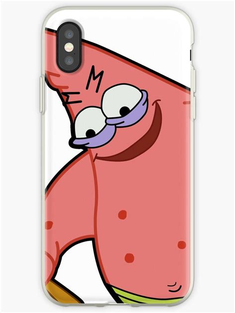Savage Patrick Star Meme Evil Angry Spongebob Squarepants Iphone Cases And Covers By Pockying