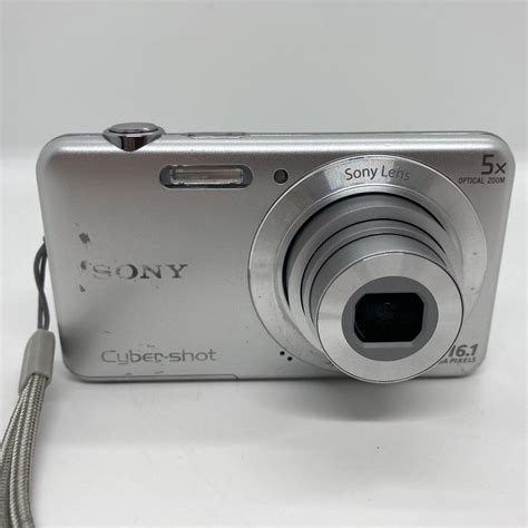 sony cyber shot dsc w710 16 1mp digital camera silver w battery tested 27242862067 ebay