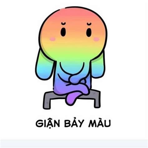 Meme Tức Giận Cute Dễ Thương Tím Người Bay Màu