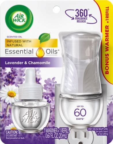 Air Wick Plug In Scented Oil Starter Kit Lavender And Chamomile Air