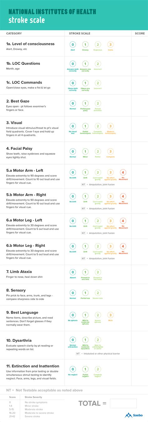 What Is The Nih Stroke Scale Nihss Saebo