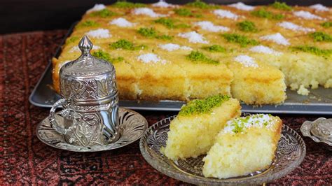 Türkisches Dessert Revani Tatlisi Grießkuchen Youtube